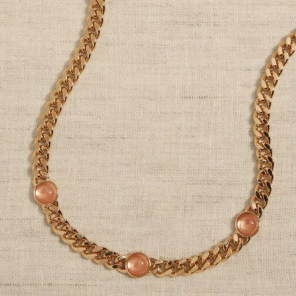 Banana Republic Three Stone Gold Necklace/NWT